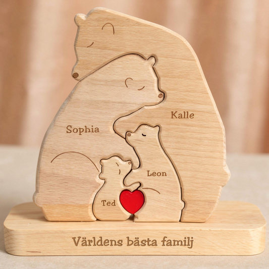 Displayställ - Gör björnfamiljen komplett